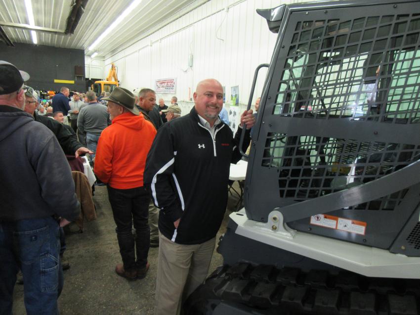 Paul Wade, regional manager of Takeuchi, was on hand to present the company’s lineup of compact construction equipment and congratulate Diamond Equipment on its 50th anniversary.
