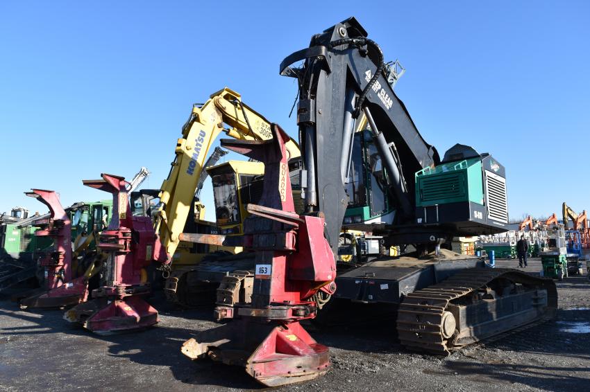 Forestry delimbers, feller bunchers, stump grinders and more were waiting for the right bid.