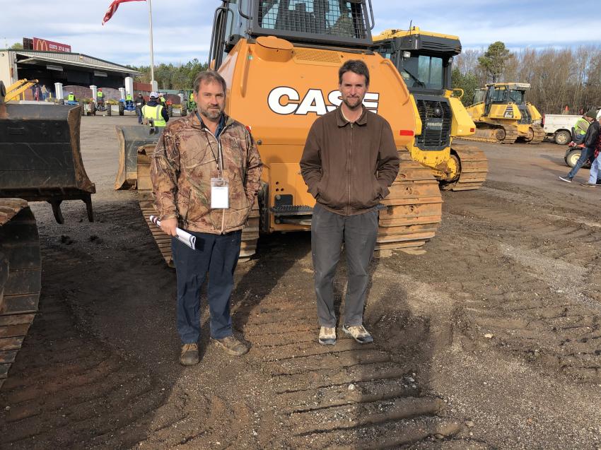 Lyndon and Albert Overholt of Overholt Grading in Abbeville, S.C., were interested in buying this 2018 Case 850M dozer.