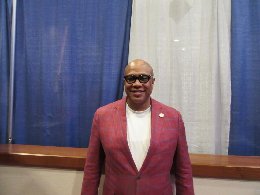 Keynote Speaker Celebrity Chef Jeff Henderson discussed his path from incarceration to success and encouraged attendees to assist ex-offenders to become contributing members of society as a part of their workforce team.
