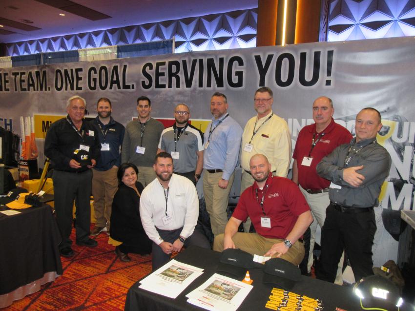 A full contingent of Michigan Cat and support partners, including representatives from MacAllister Rentals and SITECH of Michigan, were on hand to greet attendees at the show.
