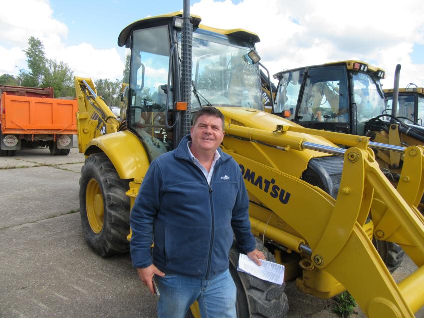 Sean Gallivan, owner of S.M. Gallivan LLC, based in Watervliet, N.Y., purchased some attachments at the auction.