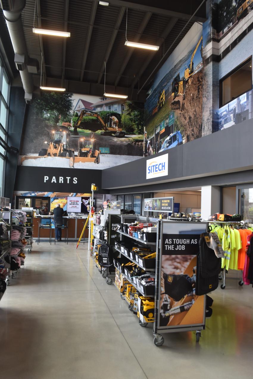 Whether you are looking to restock on lubricants or grab some new Caterpillar apparel, the Milton CAT showroom has you covered. (CEG photo)
