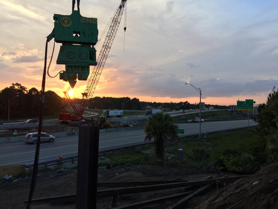 FDOT photo
As part of a $205 million overhaul of Interstate 95, construction crews in Central Florida’s Volusia County  are  working on  13 mi. (20.9 km) of I-95 in each direction. The widening  will add two new lanes to the inside of the existing I-95 b