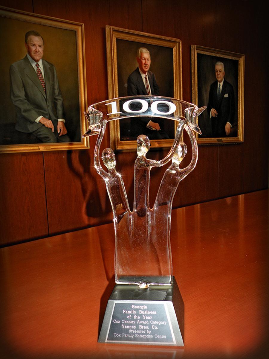 Yancey Bros. Co., the nation’s oldest Cat dealer, has been named the 2015 recipient of the Georgia Family Business of the Year Century Award, honoring a family owned business that is at least 100 years old.