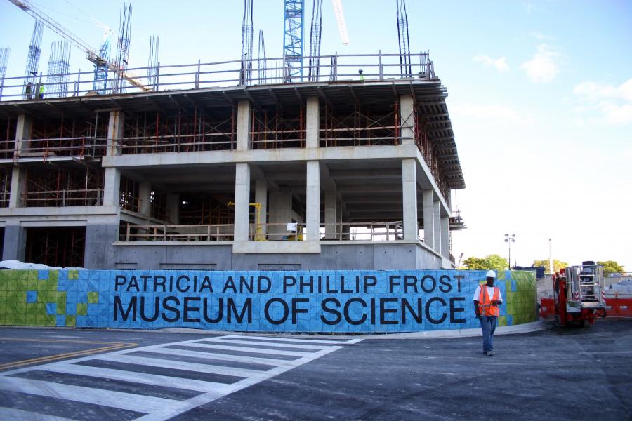 The Frost Museum of Science has run out of cash to finish construction of its new downtown Miami home, less than a year before its scheduled opening.
