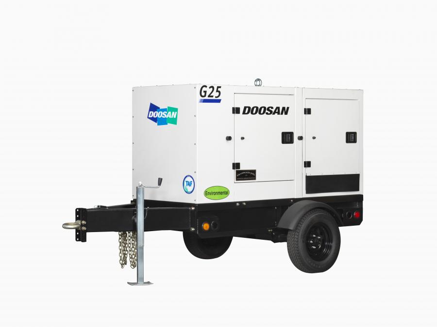 The G25, G50 and G70 models are the first mobile generators equipped with Doosan-built engines — the D18, D24 and D34 respectively.