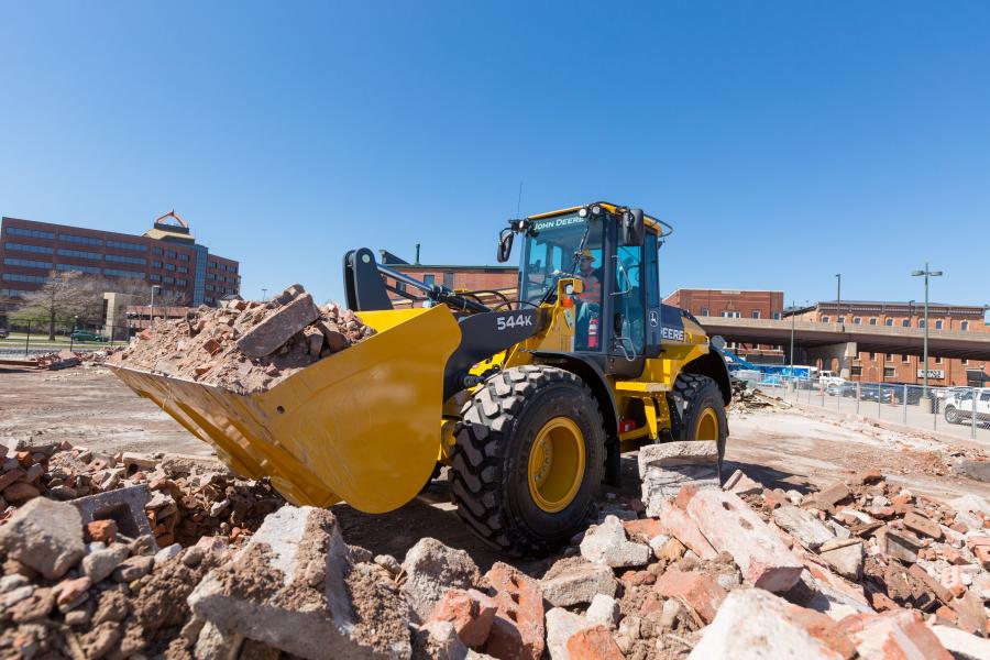 The 444K, 524K and 544K utility-class wheel loaders are designed for jobs that demand extra agility and ability on the job site or at the farm.