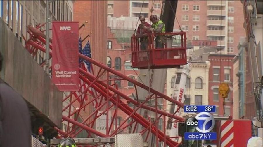 The rush to expand NYC's skyline has led to a record number of construction accidents and injuries in the past year. (NY POST photo)