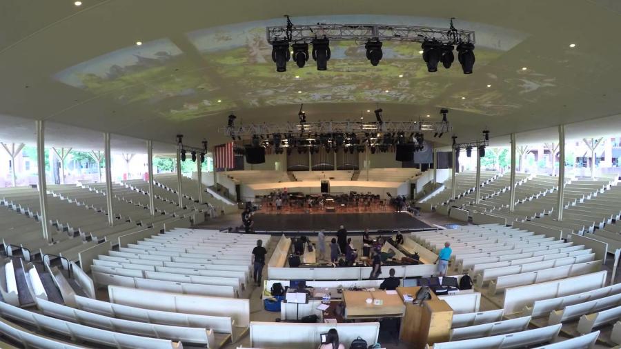 Image courtesy of YouTube.  The Chautauqua Institution will be allowed to move ahead with plans to demolish and rebuild its historic open-air theater after a judge declined a request by preservationists to block the project.