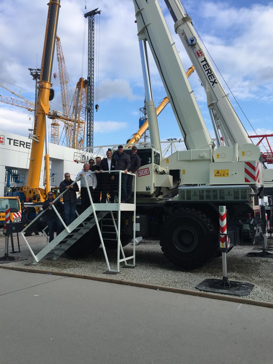 Terex authorized distributor Bigge Crane & Rigging has signed an order for 12 RT 90 rough terrain cranes.