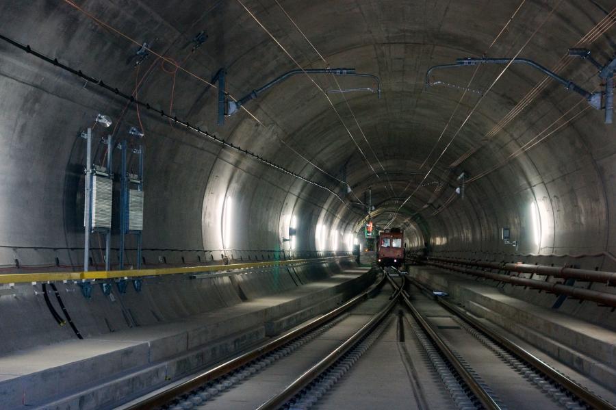 Image courtesy of Hannes Ortlieb.  Seventeen years after construction crews started boring beneath the Swiss Alps, the world's longest, deepest tunnel officially opened Wednesday.