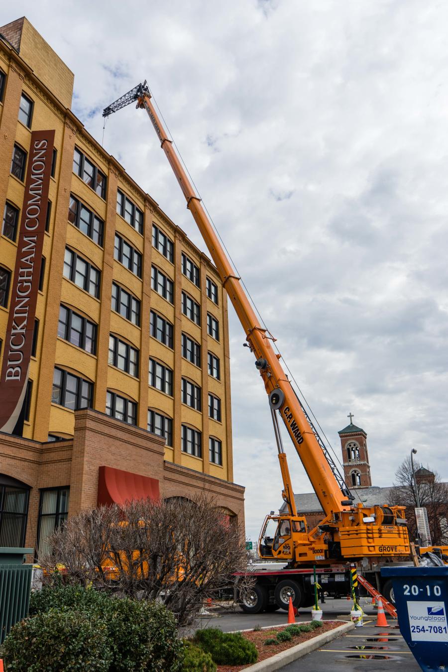 C.P. Ward uses a Grove TMS9000E specifically for projects that demand mobile cranes that can quickly get on and off the job site.