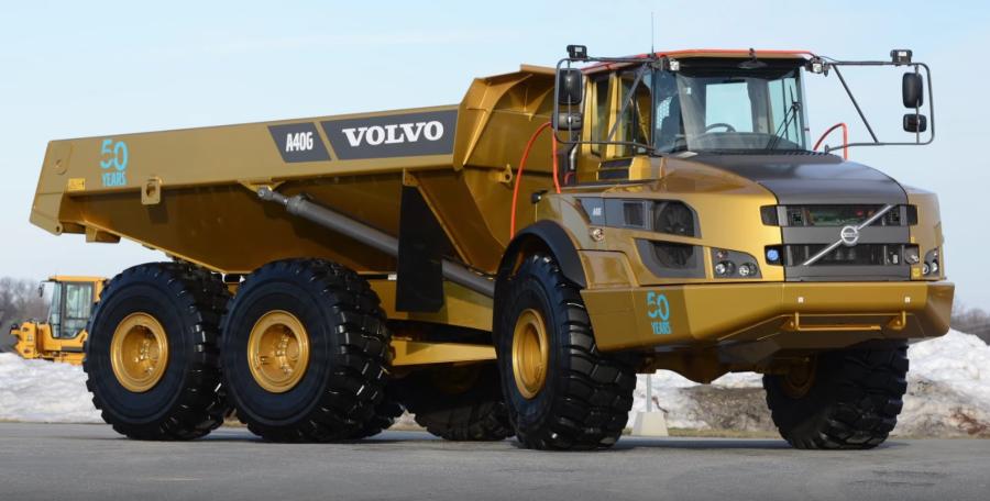 Volvo CE is celebrating the 50th anniversary of its invention of the articulated hauler by traveling throughout North America.