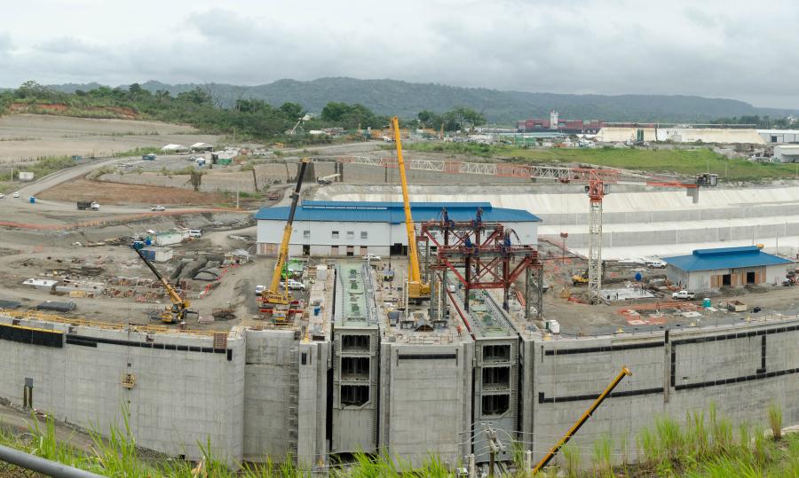 Authorities hosted a big bash to inaugurate newly expanded locks that will double the Panama Canal's capacity in a multibillion-dollar bet on a bright economic future despite tough times for international shipping.