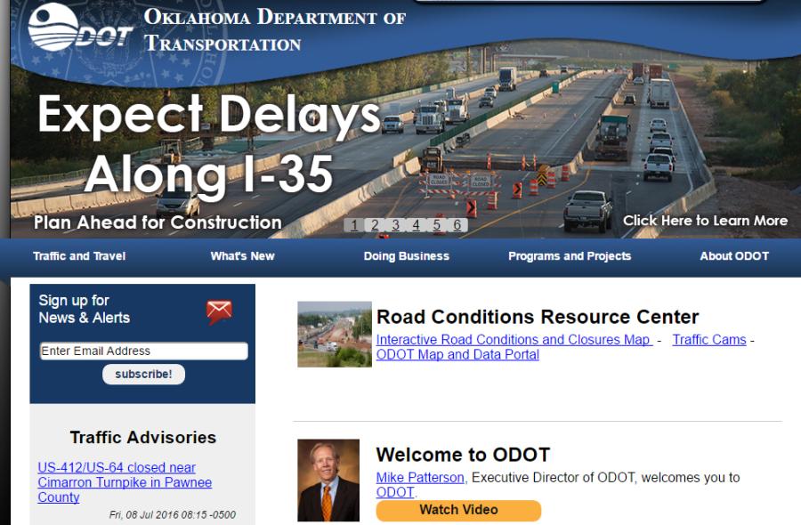 There’s a lot to explore within the Oklahoma Department of Transportation’s new online map portal.