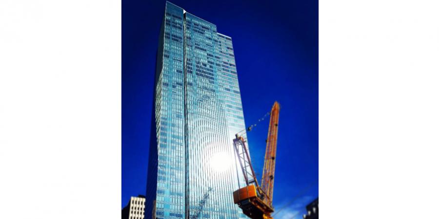 Image courtesy of Twitter. Millennium Tower located at 301 Mission Street, was built in 2008, and boasts condos ranging from $1.6 million to $10 million, the San Francisco Chronicle reports.