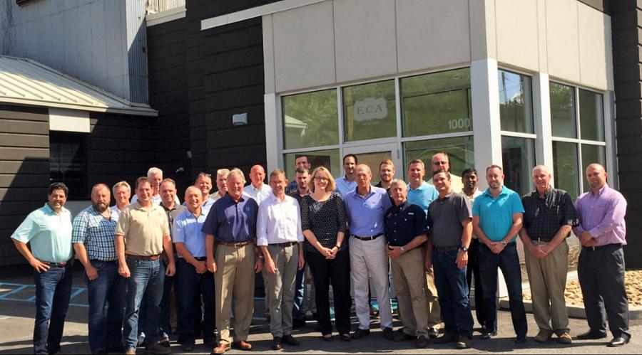 ECA’s American and Canadian employees demonstrated their commitment to customer service by completing a three-day training session conducted by Bauer Maschinen.