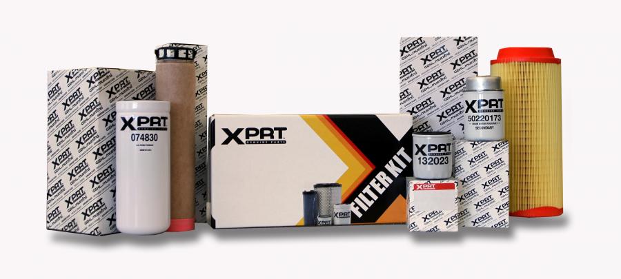 The maintenance kits include the exact filters necessary to perform the recommended routine service maintenance. A typical filter kit includes components such as air filters, an engine oil filter, fuel filters, hydraulic oil filters, transmission filters, and cabin air filters if necessary.
