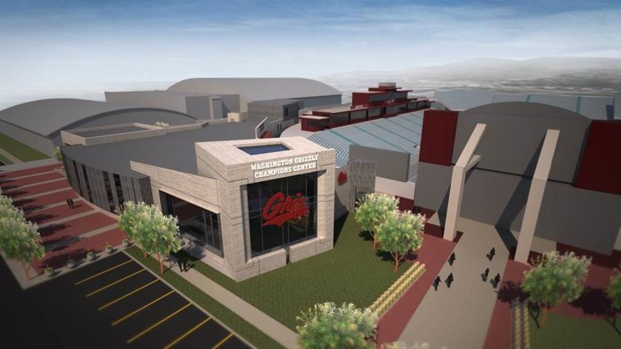 The new $14 million Washington-Grizzly Champions Center will offer new locker rooms for the football team and a state-of-the-art strength and conditioning center to be used by all athletes.