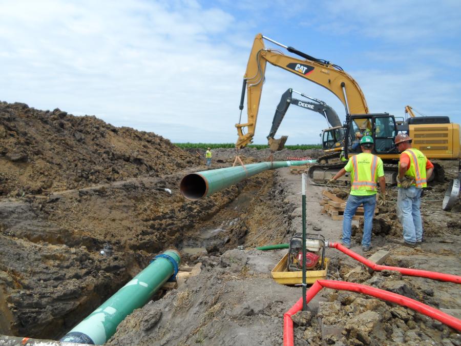 The pipeline passes near Standing Rock Sioux reservation land that straddles the North Dakota-South Dakota border.