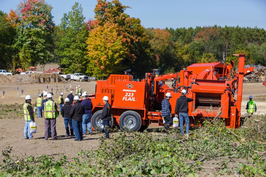 Morbark LLC welcomed about 250 customers, members of its authorized dealer network, and other guests from around the world for its 10th Demo Days event on Oct. 13 to 14.