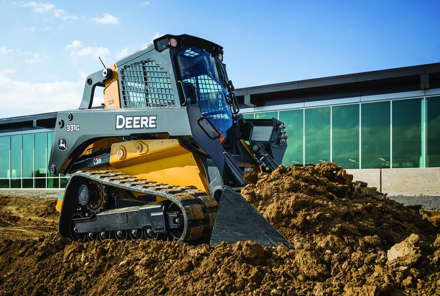 JDLink is available as a factory-installed option on all new large-frame G-Series skid steers (330G, 332G) and compact track loaders (331G, 333G).