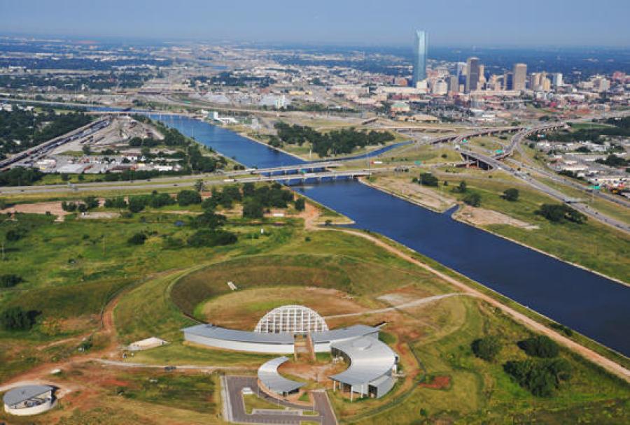 Oklahoma has spent more than $90 million since 2006 to create a site near the Oklahoma River to showcase the state’s American Indian heritage.