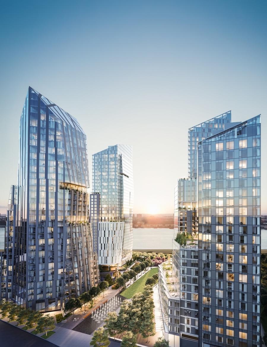 Waterline Square encompasses nearly five acres and will be located in Manhattan along the Hudson River from West 59th Street to West 61st Street, where Midtown meets the Upper West Side.