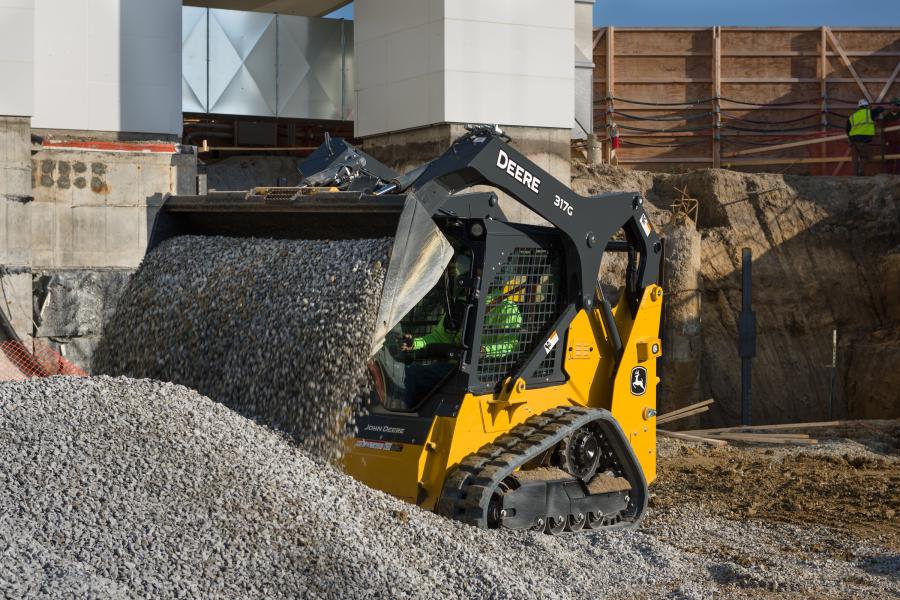 John Deere is introducing four Final Tier IV G-Series skid steers (312GR, 314G, 316GR, 318G) and one compact track loader (317G). These new machines were designed to level the playing field for today’s rental, ag material handling, construction and landscape customers.
