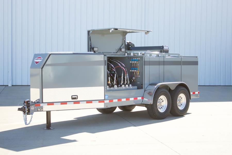 The new SLT features a modular tank design that is capable of holding 440 gallons of fluid in up to eight tanks with combinations of 25, 55 and 110 gallons.