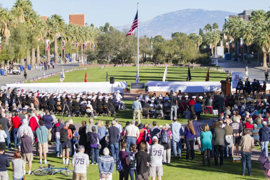 Hellas Construction is proud to have been a part of the construction of the USS Arizona Mall Memorial, located on the University of Arizona campus in Tucson, Ariz., that was dedicated Dec. 4.