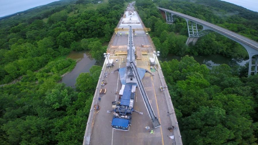 PER Inc. photo
The Virginia Department of Transportation (VDOT) is overseeing the rehabilitation of two bridges along Interstate 64 in the Lexington, Va., area.