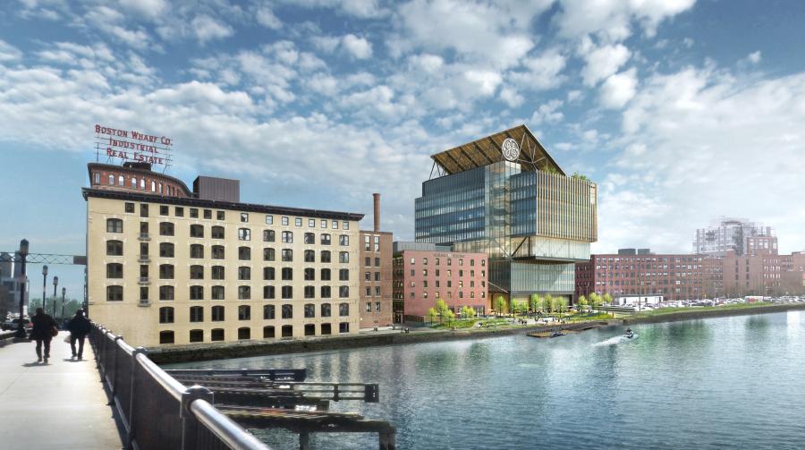 General Electric, Gensler photo
GE announced the selection of Suffolk Construction Company as construction manager for the development of GE’s new global headquarters in Boston.