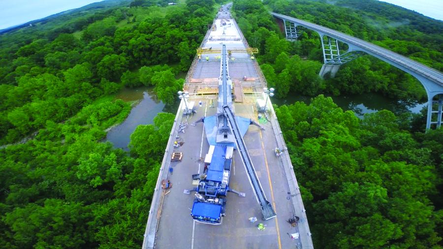 PER Inc. photo
The Virginia Department of Transportation (VDOT) is overseeing the rehabilitation of two bridges along Interstate 64 in the Lexington, Va., area.