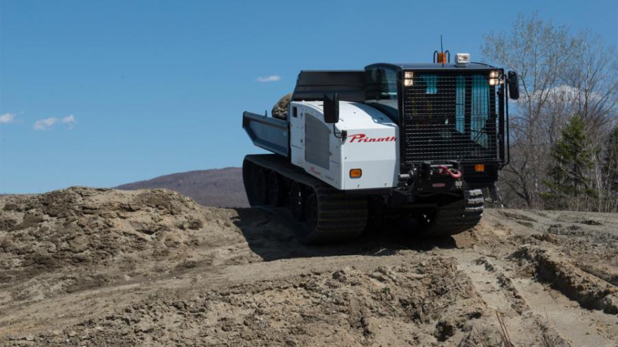 The Panther undercarriage system is equipped with rubber tracks and a high travel large wheel/tandem that were developed to work together to provide off-road capabilities with minimal impact on the environment.