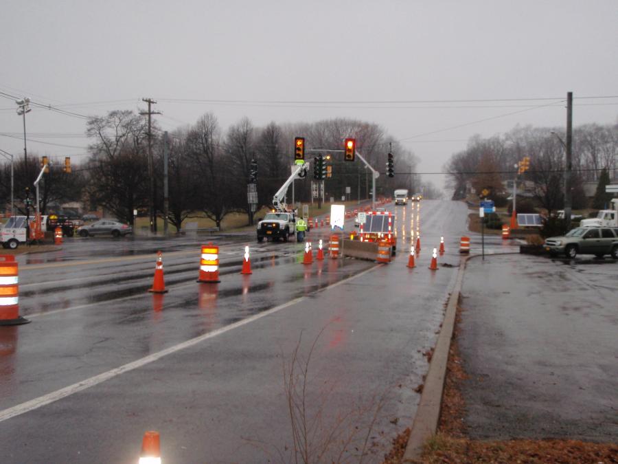 Typical application of a North America Traffic installation.