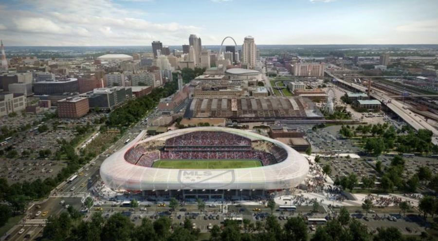 After choosing Los Angeles over St. Louis, the NFL Rams moved on but the idea of a new sports complex has not.