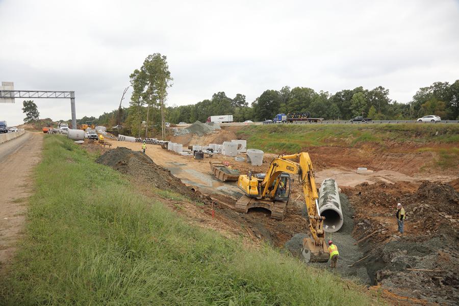 In Stafford County, Va., construction is under way to extend the Interstate 95 Express Lanes about 2 mi. (3.2 km) beyond the flyover ramp where the current 95 Express Lanes currently end, north of Garrisonville Road (Exit 143).