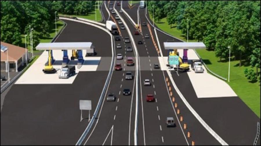 Drivers into Boston from its western suburbs are now saving 12 minutes of commute time each way, or two hours a week, after the Massachusetts Department of Transportation removed all middle-lane toll booths.