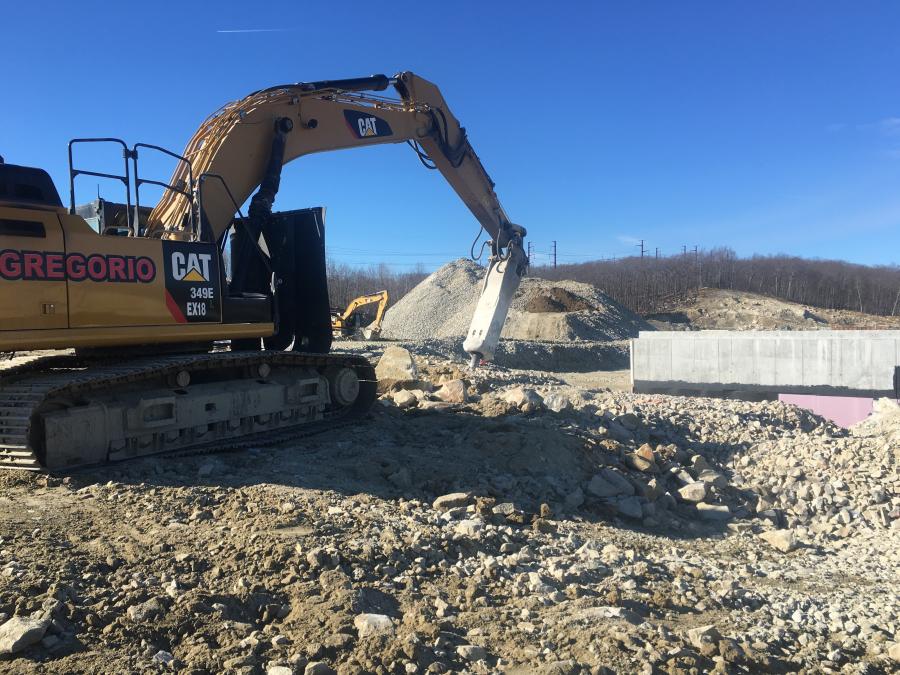 Crews had to remove the existing landfill and blast bedrock, which required large quantities of explosives to prepare the land for construction.