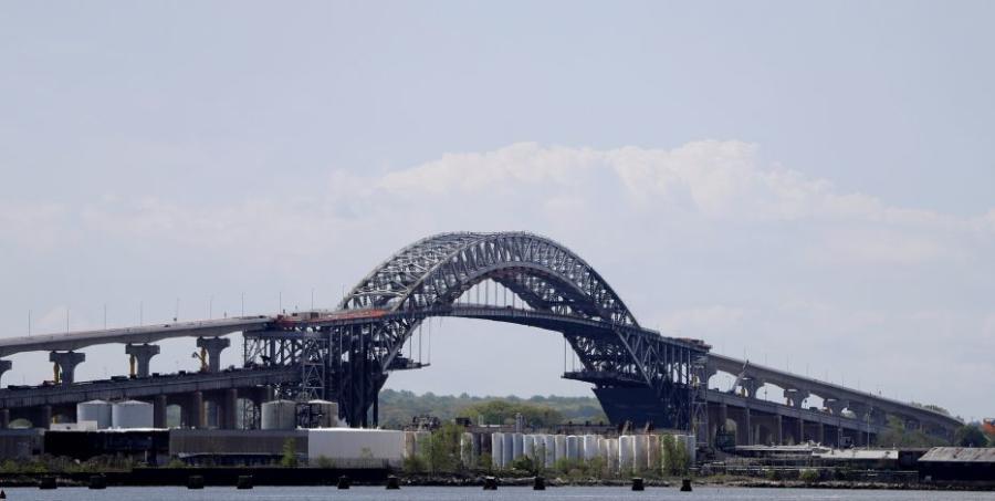 The larger ships are expected to be able to pass under the Bayonne Bridge later this year.