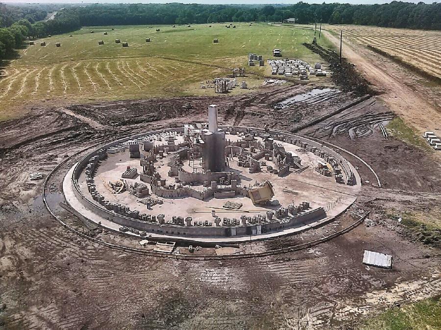 Construction is currently under way on one of the largest fountains in the world at Trident Lakes, and the entrance will include a marble, ornate Poseidon statue.