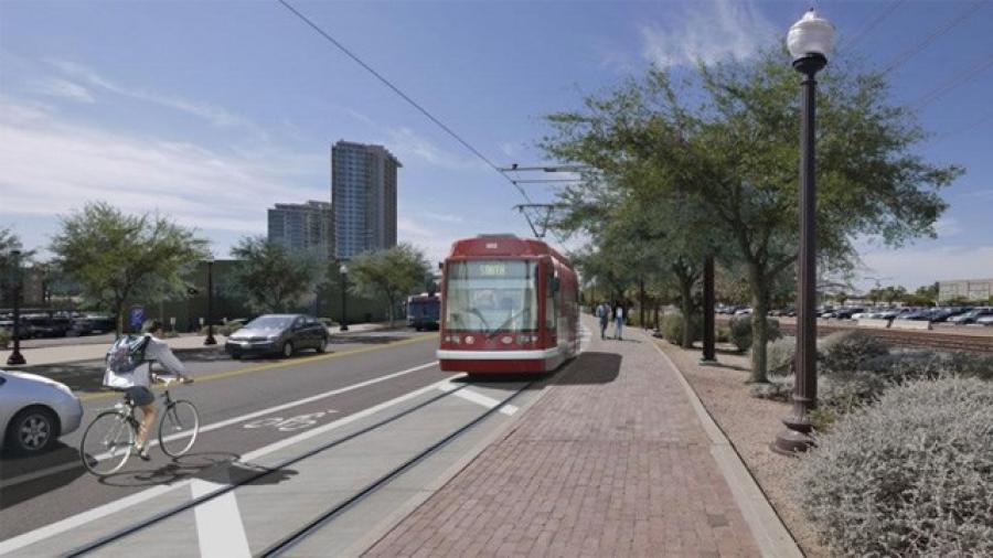 The streetcar project will be different than the Phoenix metro area’s light rail system, which runs through Tempe. Azfamily.com photo