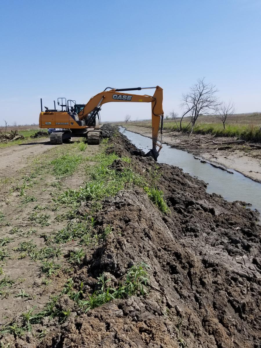 Team Rubicon tore down four levees and removed seven water culverts that were initially built to develop a wetland habitat for migratory birds.