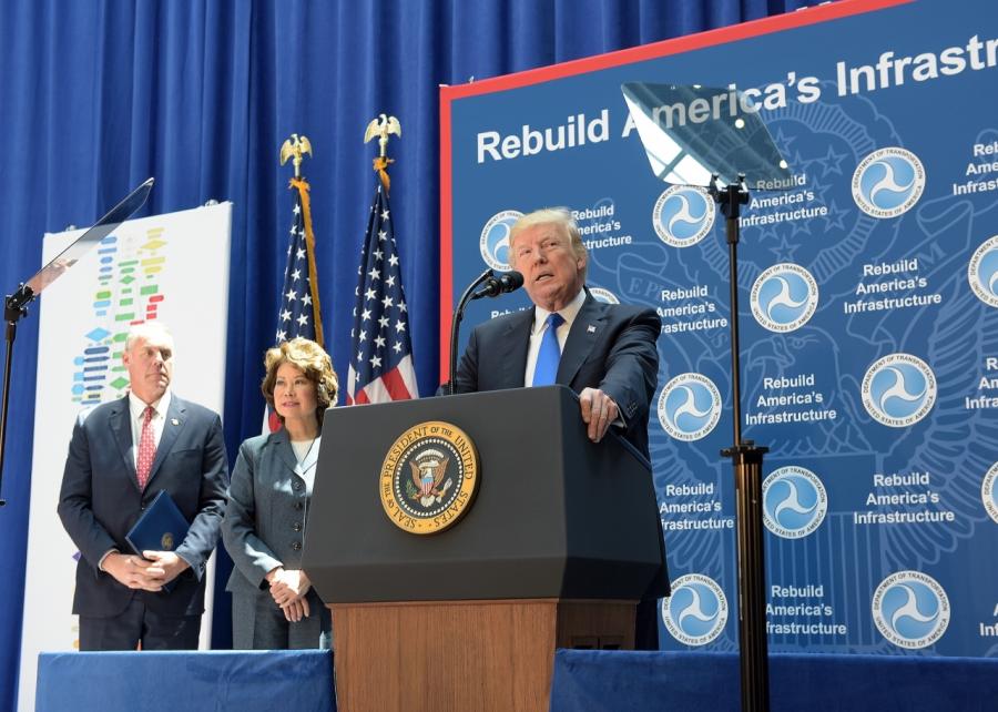 U.S. Department of Transportation Secretary Elaine L. Chao joined President Donald J. Trump in the closing event of 