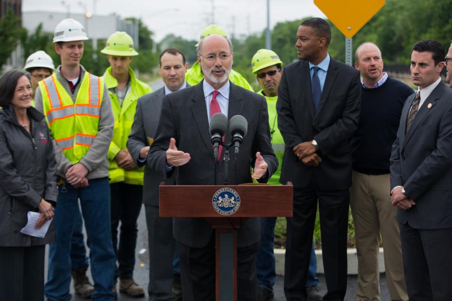 Gov. Tom Wolf and the Pennsylvania Department of Transportation (PennDOT) announced that more than $550 million in highway and bridge improvements will begin or be bid across the Philadelphia region during the 2017 construction season.