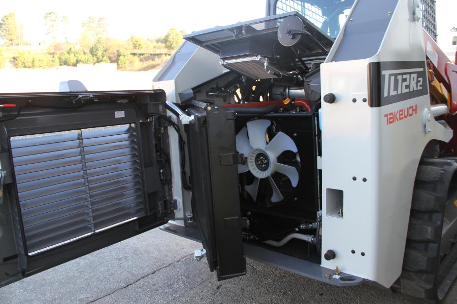 Air flow passages must be kept clean so the machine can exchange the hot air in the engine compartment with cool air from the outside (loader tower needs to be debris free). Without proper air flow the engine compartment can turn into a hot box, trapping the heat.