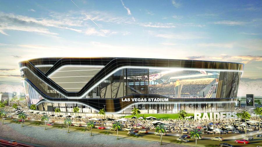 The Raiders want to kick off the 2020 season at the 65,000-seat domed stadium they plan to build near the Las Vegas Strip.
(Manica Architecture photo)