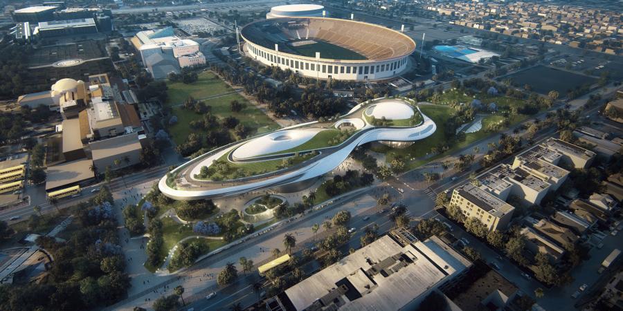 With the approval, plans are to break ground in Exposition Park, south of downtown, as early as this year and open the museum to the public in 2021.
(MAD Architects photo)